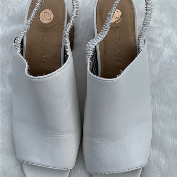 River Island White Sling Back Block Heel M… - Picture 2 of 5